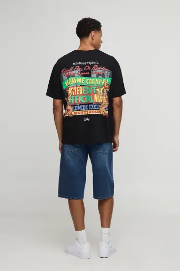 Picture of Black Oversized Homme Carnival T-Shirt